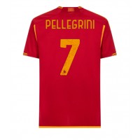 Koszulka piłkarska AS Roma Lorenzo Pellegrini #7 Strój Domowy 2023-24 tanio Krótki Rękaw
